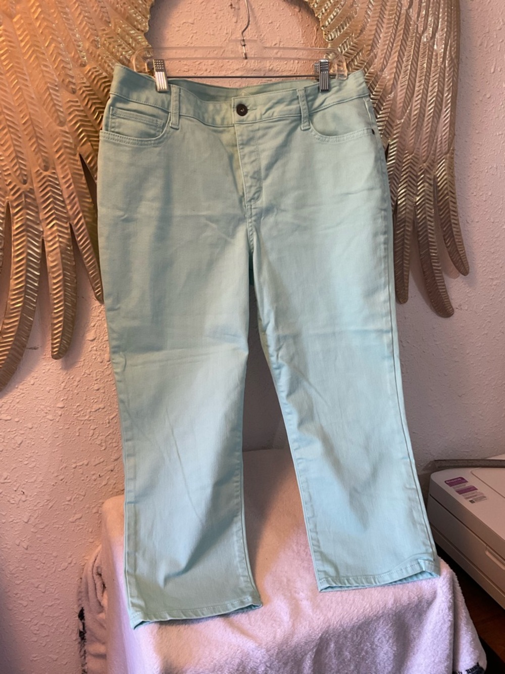 GUC Capri St. John's Bay size 14 teal turquoise, robin egg blue